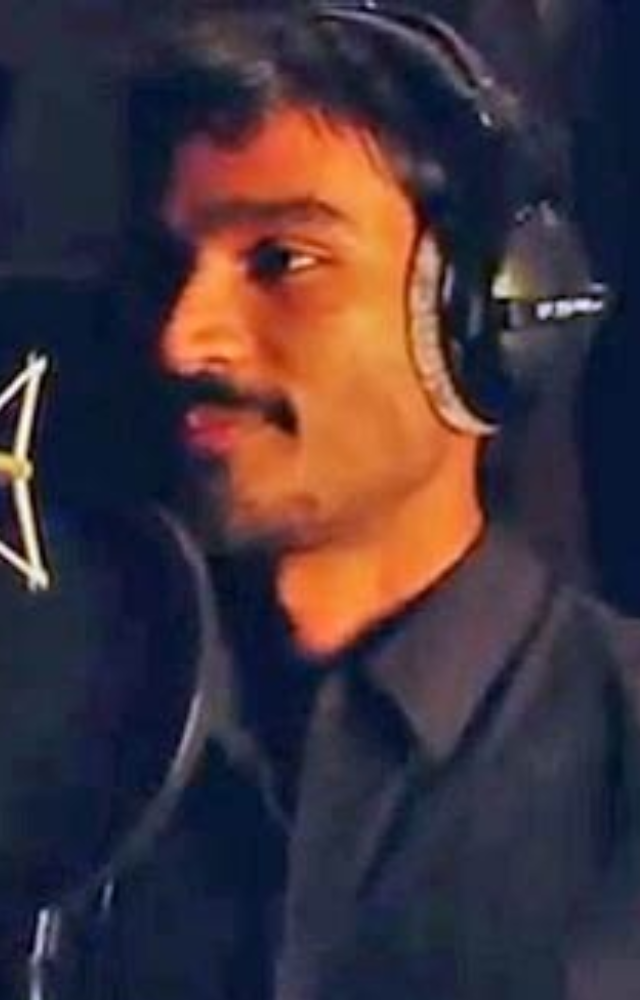 Known for the viral hit 'Why This Kolaveri Di,' Dhanush excels as both an actor and a singer in Tamil cinema.