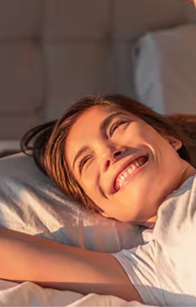 Try to go to bed and wake up at the same time every day, even on weekends. This helps regulate your body`s internal clock and can improve the quality