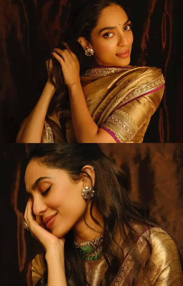 Sobhita Dhulipala Diwali look
