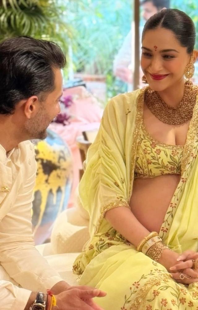 Sonam Kapoor Radiates At Her Baby Shower