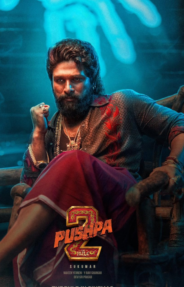 he sequel to the blockbuster 'Pushpa: The Rise,' starring Allu Arjun and Rashmika Mandanna, continues the story of Pushpa Raj, a sandalwood smuggler.