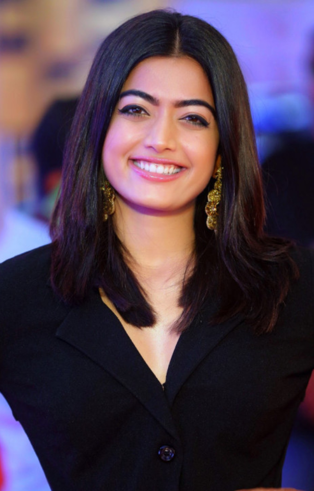 Radiant and charming, known for her roles in Geetha Govindam and Dear Comrade.