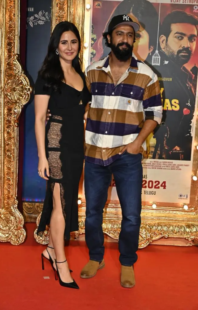 Vicky Kaushal came to support his wife Katrina Kaif at the celebrity screening