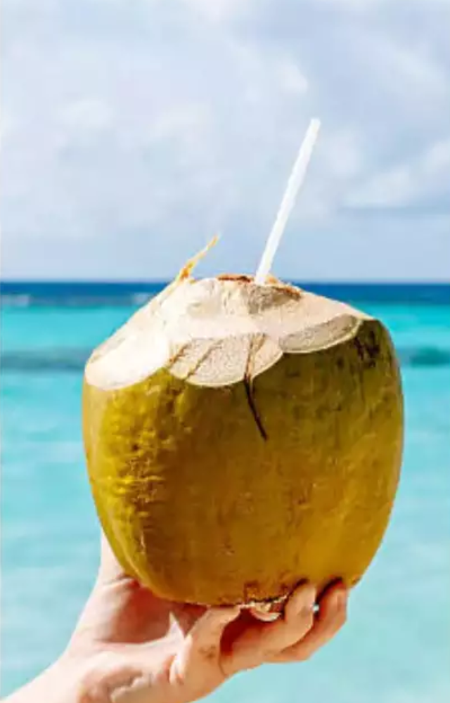 Naturally hydrating and rich in electrolytes, it`s readily available and incredibly refreshing in the tropical climate.
