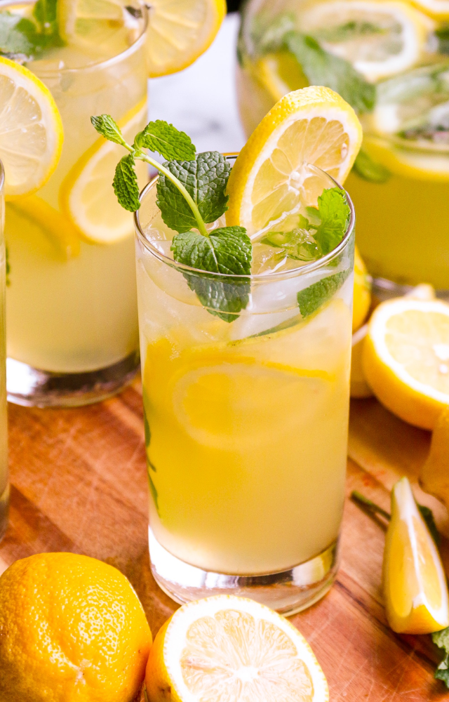 A classic for a reason! Freshly squeezed lemon juice with water and a touch of sugar or salt helps replenish lost fluids and Vitamin C. 