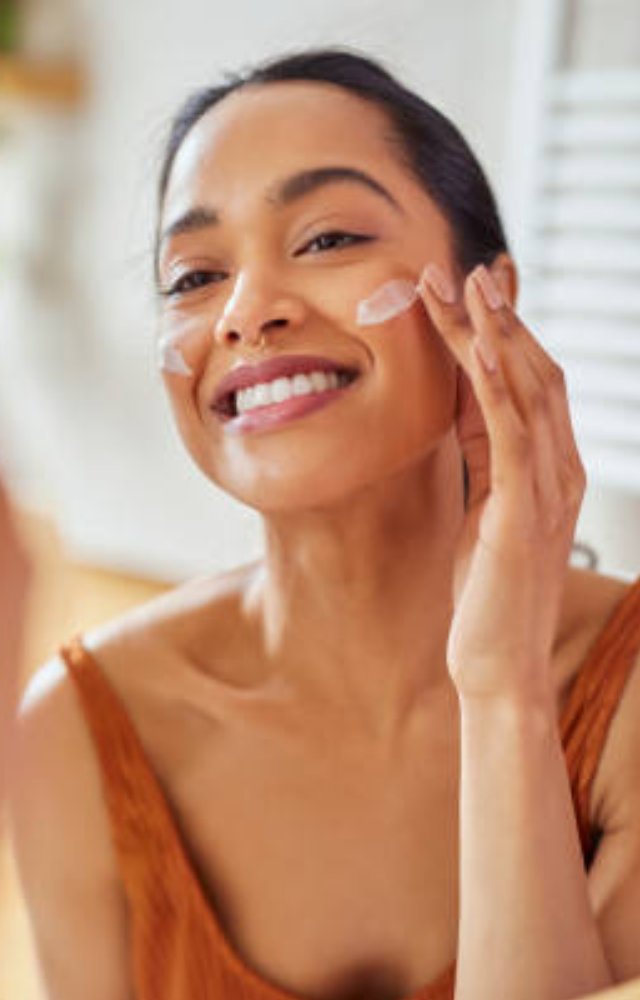 Apply a mattifying primer to minimize shine and help your makeup last longer in the summer heat.