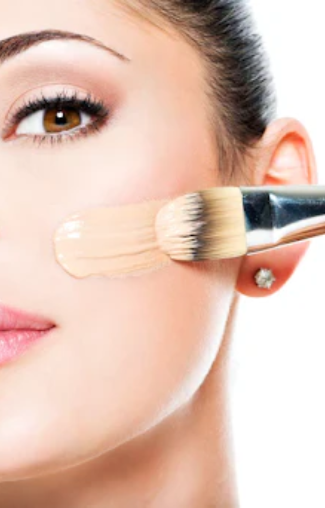 Choose oil-free, lightweight foundations or tinted moisturizers for a natural, sweat-proof finish.