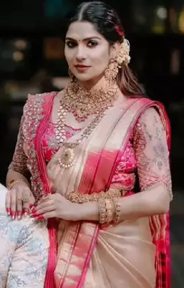 Swasika Vijay wedding looks
