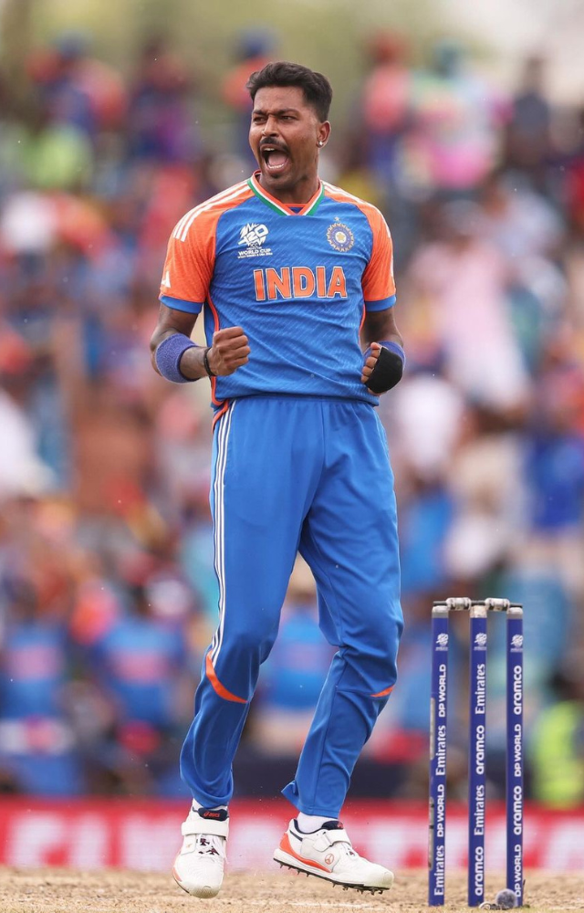 Hardik Pandya took three wickets in the final match, totaling eleven wickets in the entire tournament.