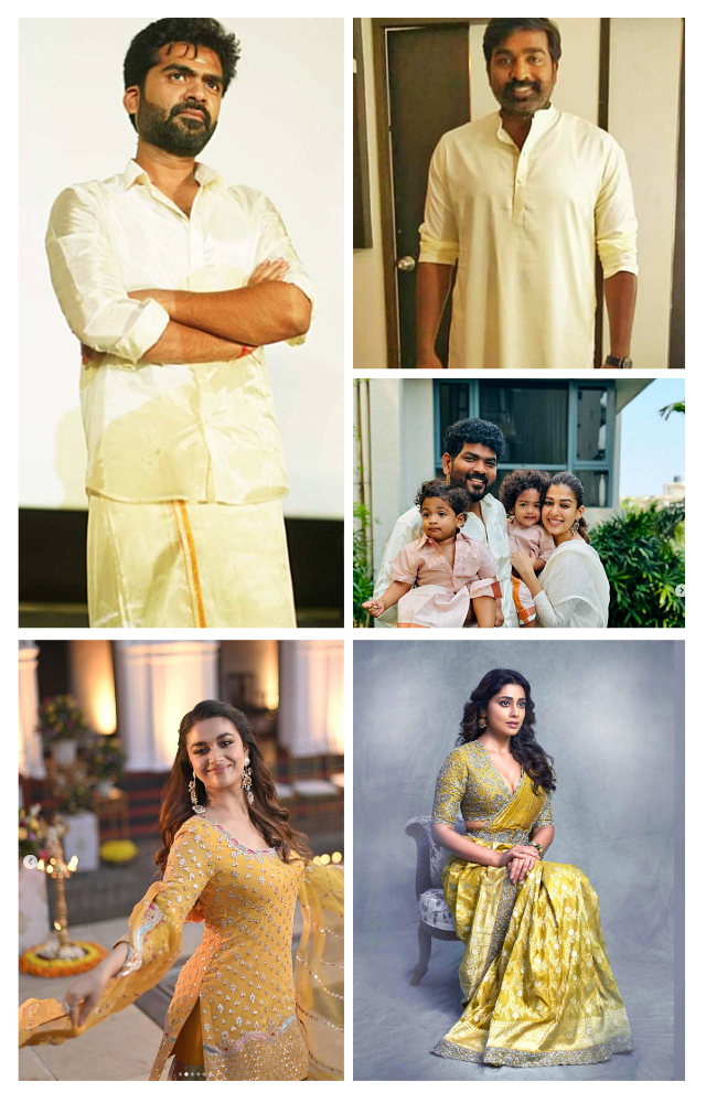 Puthandu looks of South Celebrities