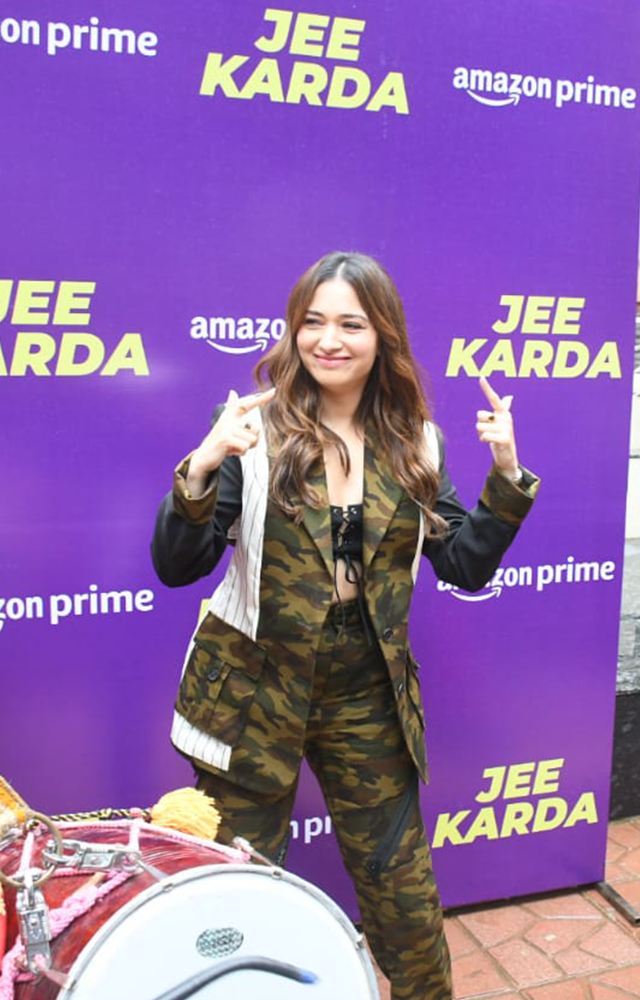 Tamanna Bhatia Takes Center Stage for `Jee Karda` Promotions