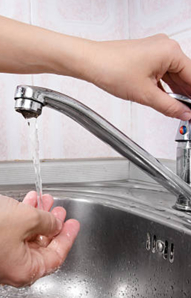 Cut off the water supply. Always shut off the tap after doing the dishes and after brushing your teeth to conserve water and reduce waste.