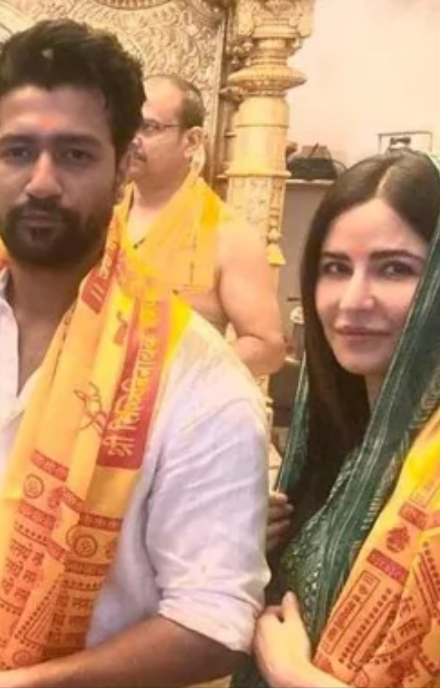 Spotted at the Siddhivinayak Temple in Mumbai.