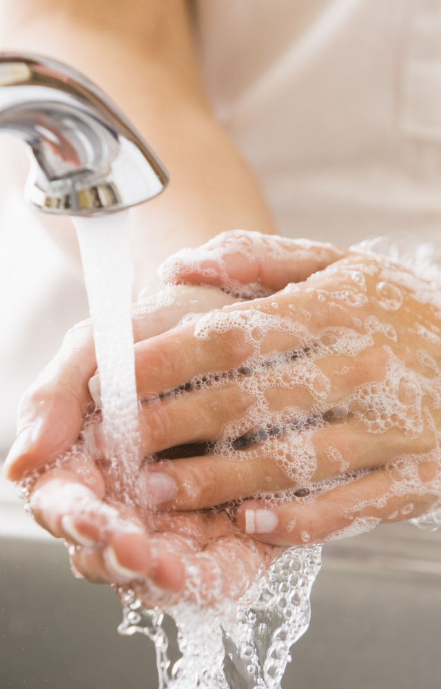 This is a key habit to prevent the spread of germs in general, but especially during monsoon. Wash your hands with soap and water for at least 20 seconds.