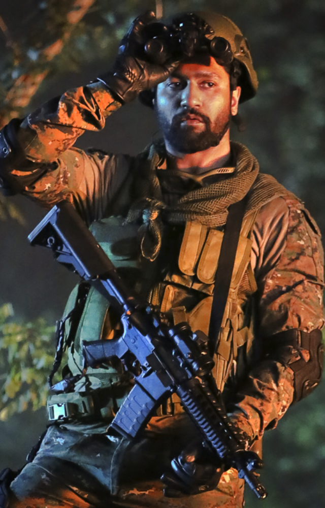Kaushal played a physically demanding role, requiring him to showcase his action skills while maintaining the intensity of a soldier on a dangerous mission.