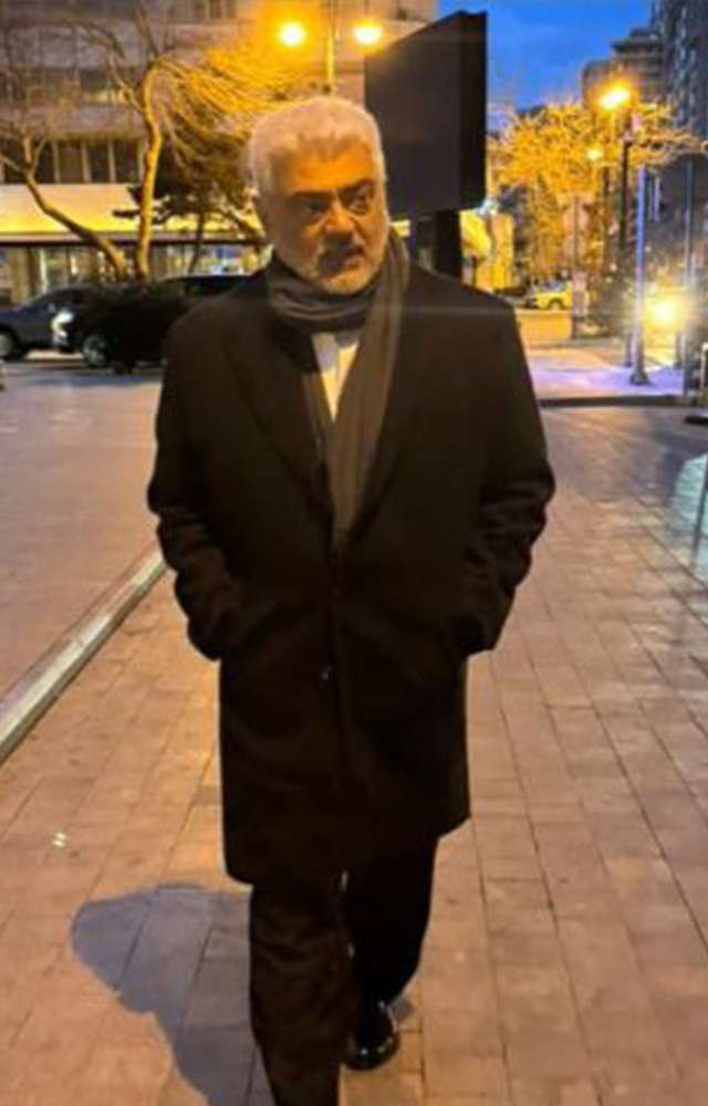 The filming for Vidaamuyarchi is anticipated to conclude by the end of February or March. Ajith looks stunning in his looks and viral photo
