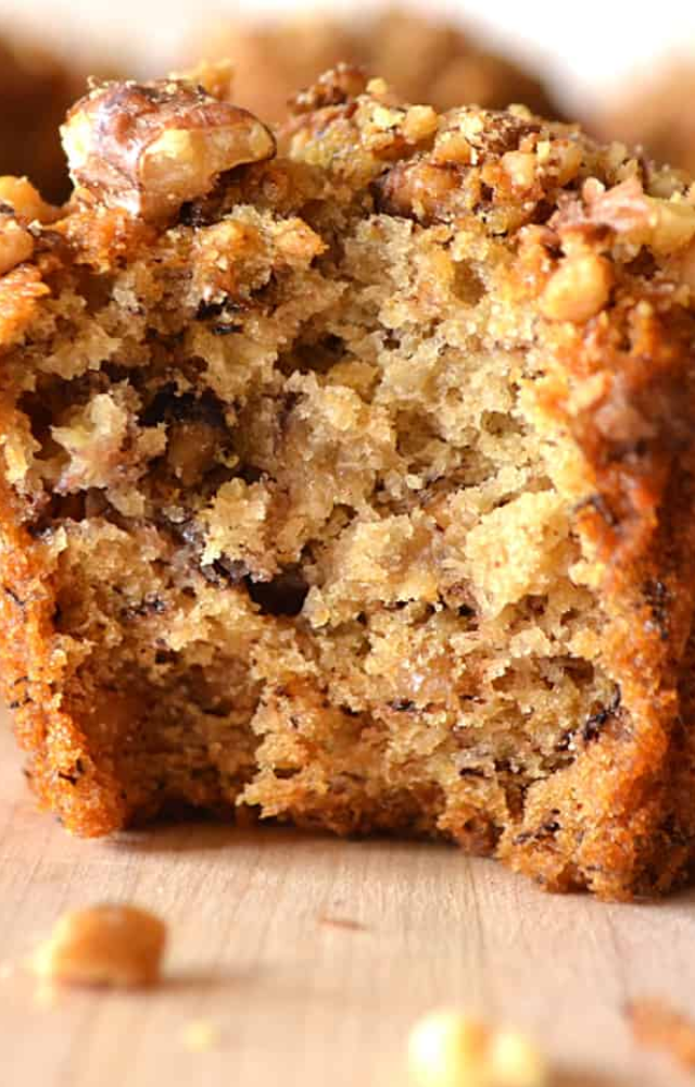 These muffins are a highlight at Thom`s Bakery and a favorite of the couple.