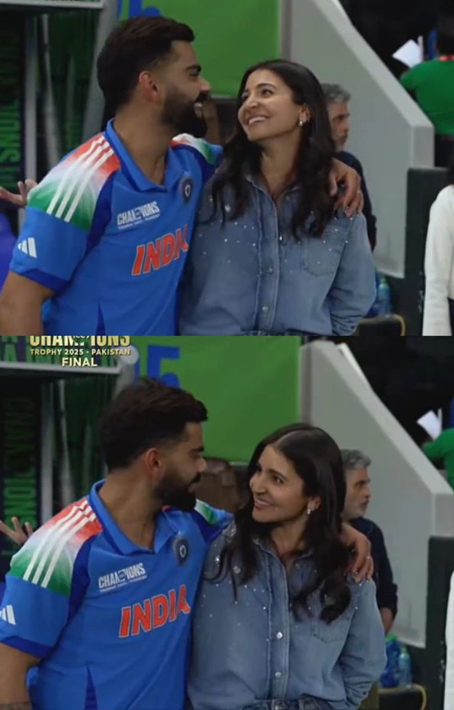 Right after Ravindra Jadeja hit the winning boundary to help India defeat New Zealand, the couple greeted each other with an ear-to-ear grin.