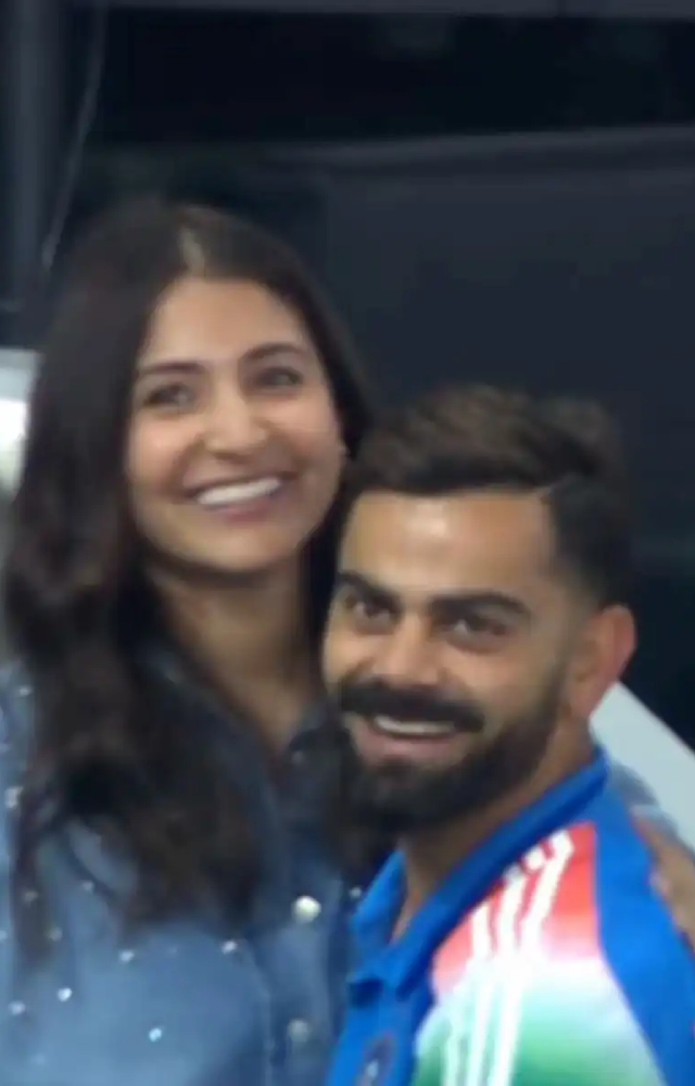 Let`s take a look at some adorable moments of Virat Kohli and Anushka Sharma during the Champions Trophy final in Dubai.