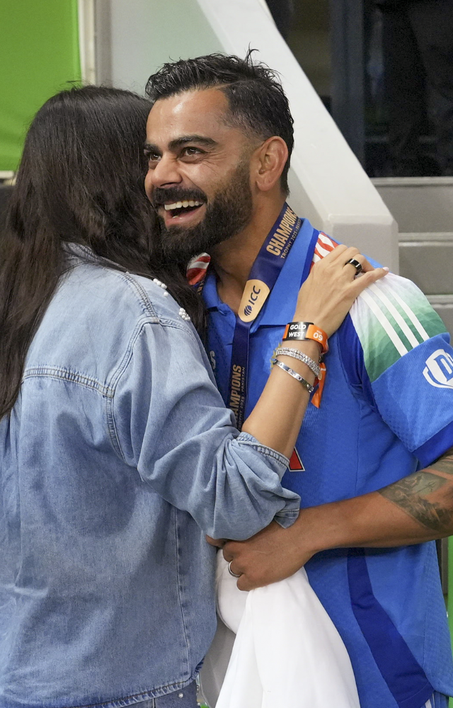 Test moments are hard to pinpoint without match details, Anushka was a frequent sight during this era, celebrating his milestones and India`s successes