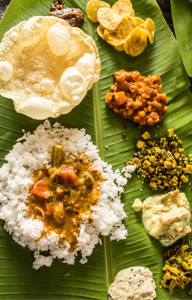 Cook a delicious feast together, featuring traditional Kerala dishes like avial, payasam, and banana chips.