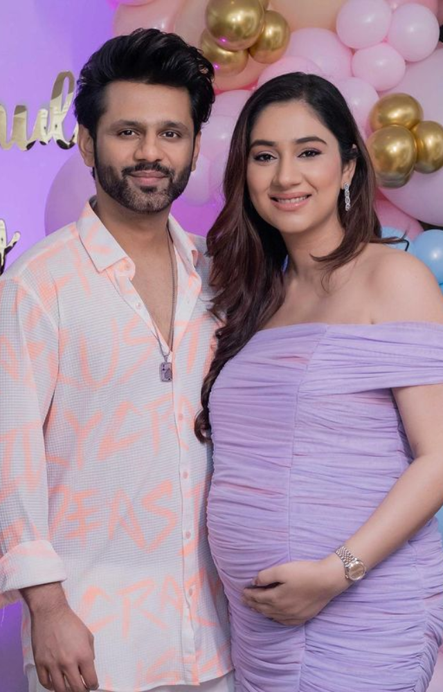 A Glowing Disha Parmar & Excited Rahul Vaidya Host a Memorable Baby Shower, Marking the Countdown to Their New Chapter!