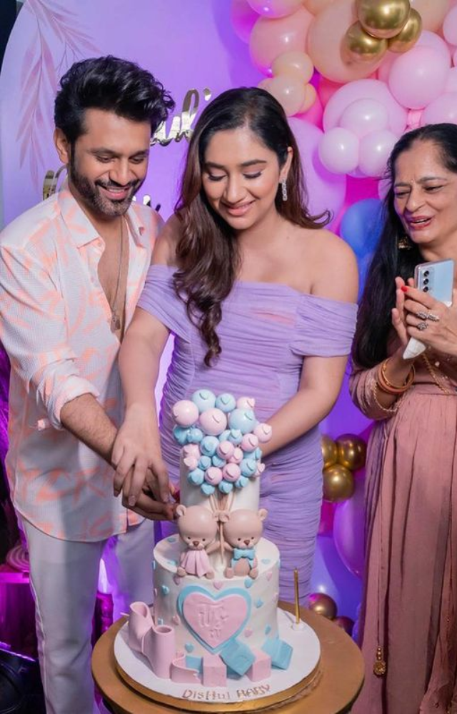 Disha Parmar and Rahul Vaidya Revel in Baby Shower Bliss, Surrounded by Family & Friends!

