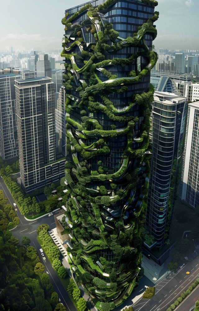 Skyscrapers With Real Forests