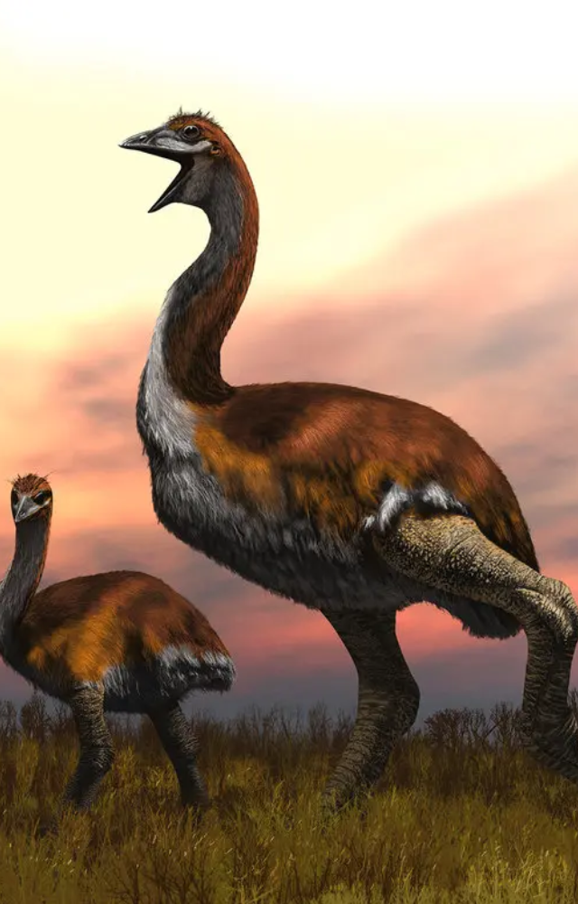 Native to Madagascar, this flightless bird stood over 10 feet tall and weighed up to 700 kg—its eggs were bigger than footballs.
