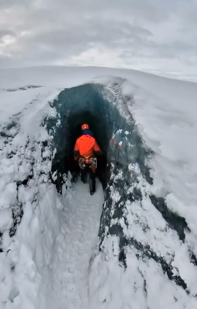 Near the Snæfellsjökull volcano, this cave is famous for its supernatural acoustics. Even whispers echo like chants across the lava-formed chamber.
