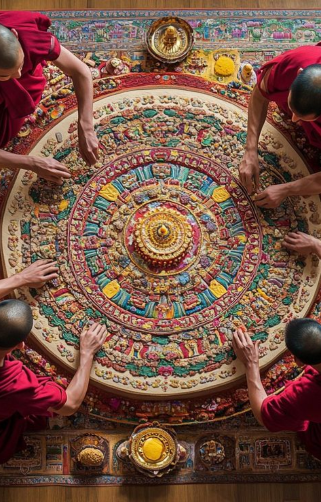 Monks observe silent introspection during Vassa (rainy retreat), culminating in Pavarana—a time of self-discipline and minimal speech.

