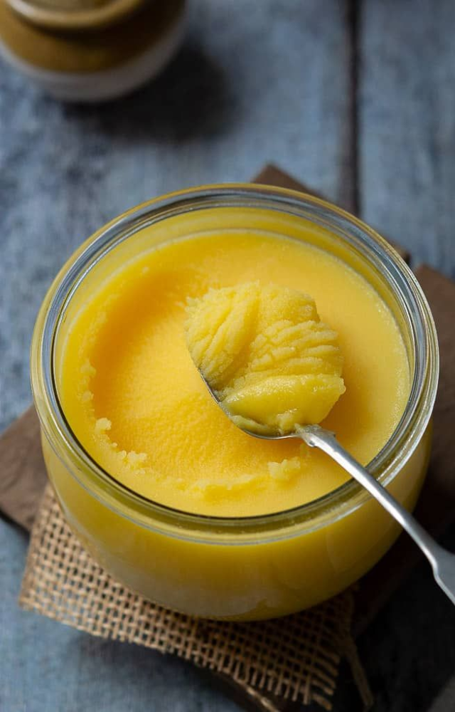 Known as a sattvic food, ghee enhances digestion, lubricates joints, and is considered sacred for mental clarity and spiritual energy.
