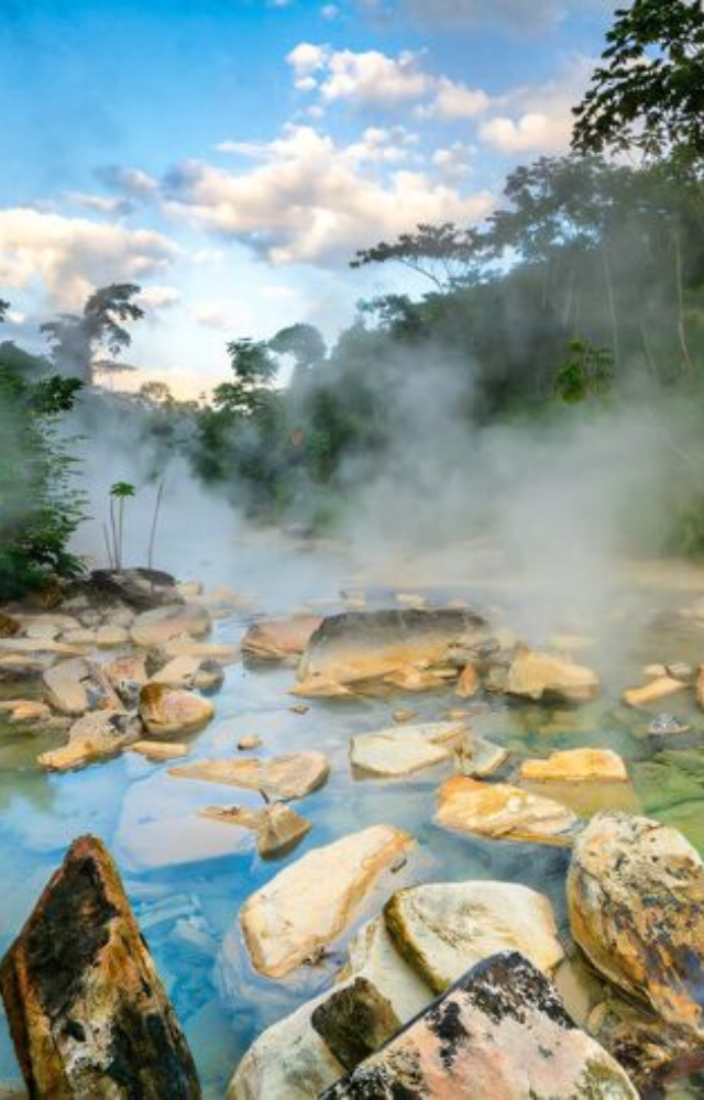 Rivers That Boil Naturally