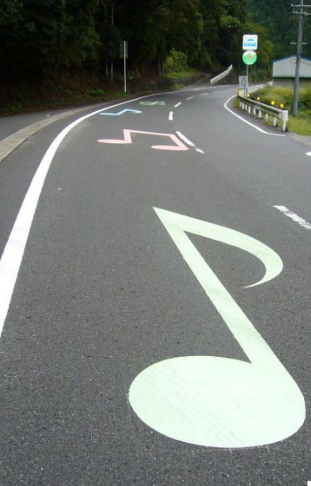 Located in multiple regions like Hokkaido and Gunma, these roads play traditional Japanese tunes when you drive at the right speed.
