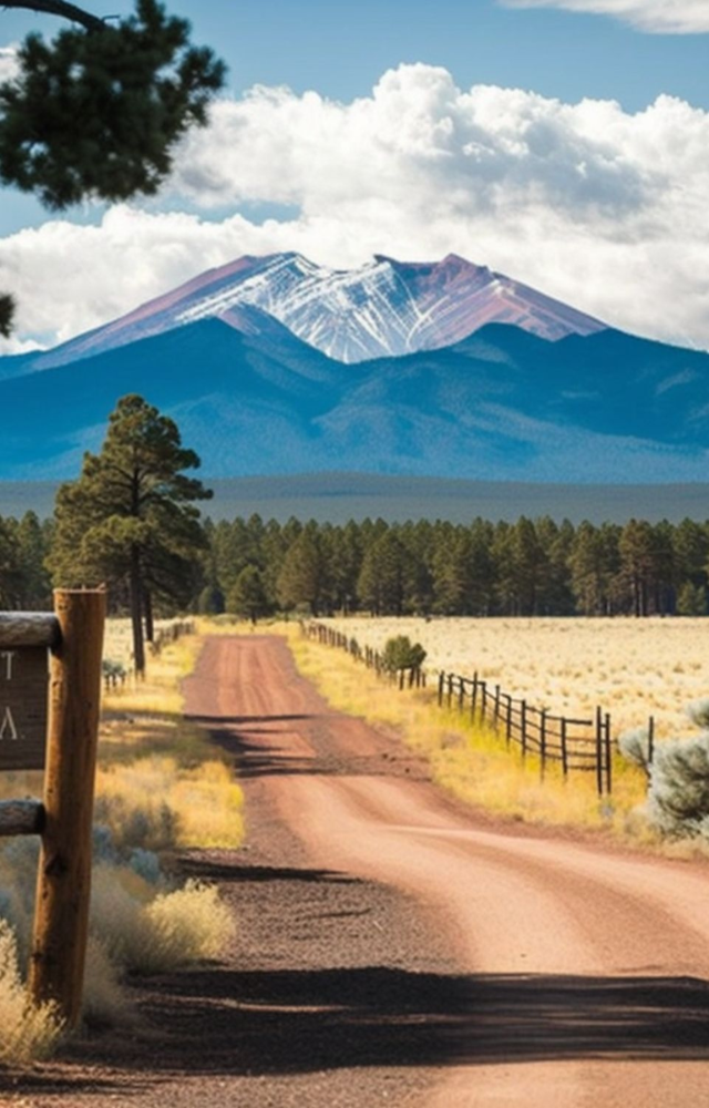 Though in the high desert, this town receives over 100 inches of snow annually due to its elevation in the Colorado Plateau.
