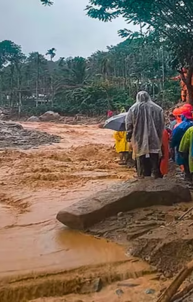 Rescue efforts continue but are hindered by ongoing heavy rains and the collapse of a key bridge, complicating access to affected areas.