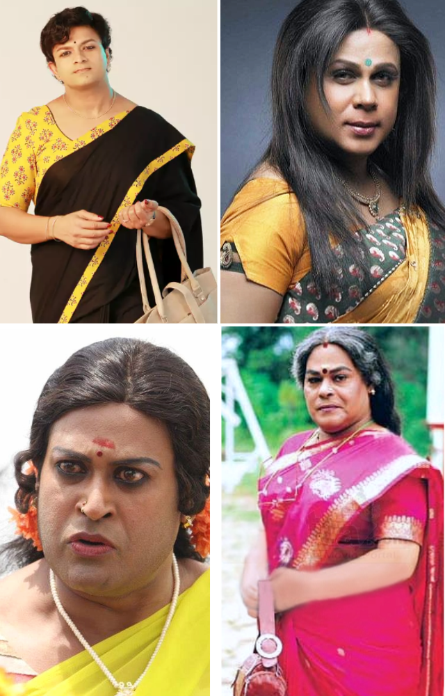 Malayalam actors in Women characters