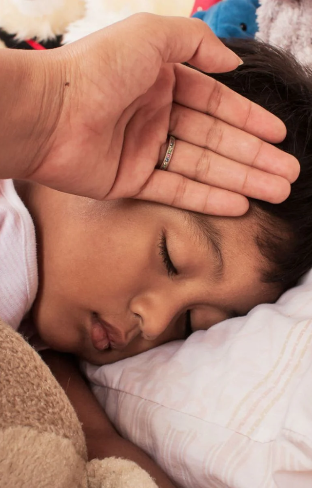 Mumps is a contagious virus that causes swelling in your salivary glands, often making your cheeks puffy. It also brings fever, headache, and muscle aches.