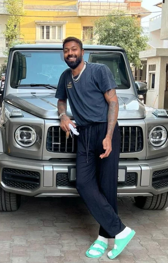 Hardik Pandya has a luxurious collection of cars and watches.