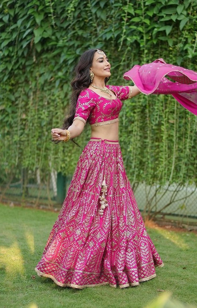 Surbhi Jyoti`s Ethnic Style: Surbhi Jyoti`s ethnic fashion transcends eras, with each ensemble reflecting timeless beauty and grace.
