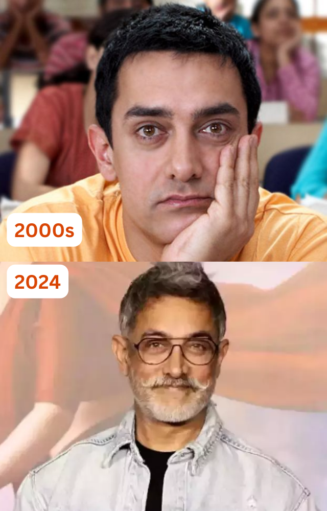Aamir Khan`s journey from the perfectionist of the 2000s to a contemporary cinematic force in 2024 reflects an unparalleled evolution.