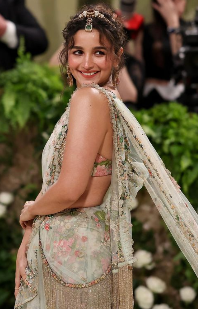Aila Bhatt in Sabyasachi at Met Gala 24