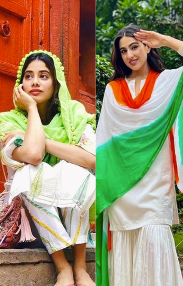 Janhvi to Shraddha tri-colored dresses