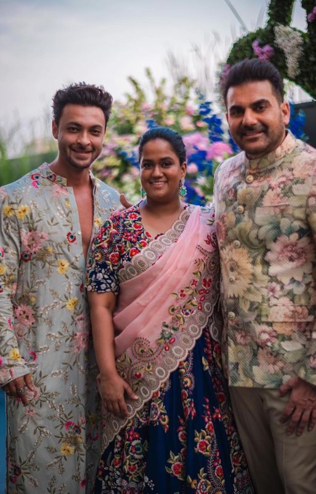 Arbaaz Khan and Shura Khan`s wedding is made happier as Aayush Sharma joins in, marking the beginning of a new chapter in their love and relationship.