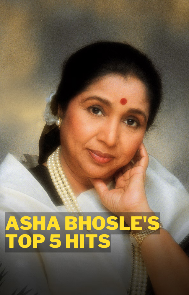 Asha Bhosle`s top 5 hits