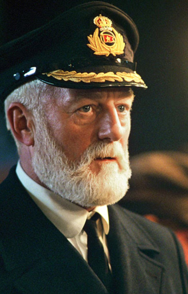 Hill played the role of Captain Edward James Smith, the captain of the ill-fated RMS Titanic.