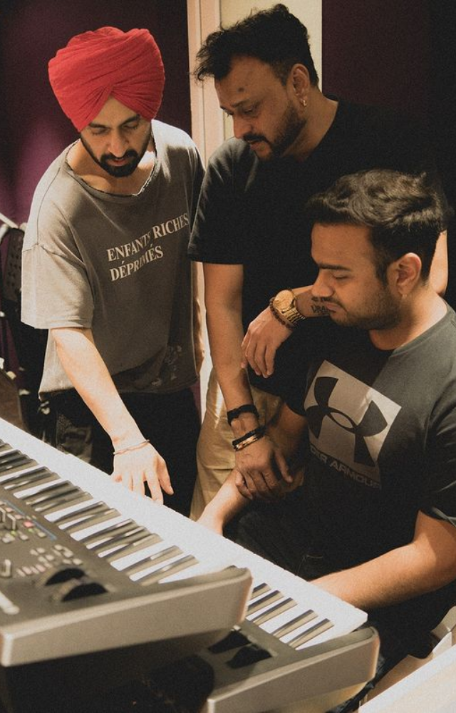 Diljit Dosanjh preps meticulously for his live concert, fine-tuning each detail to deliver an unforgettable musical experience.