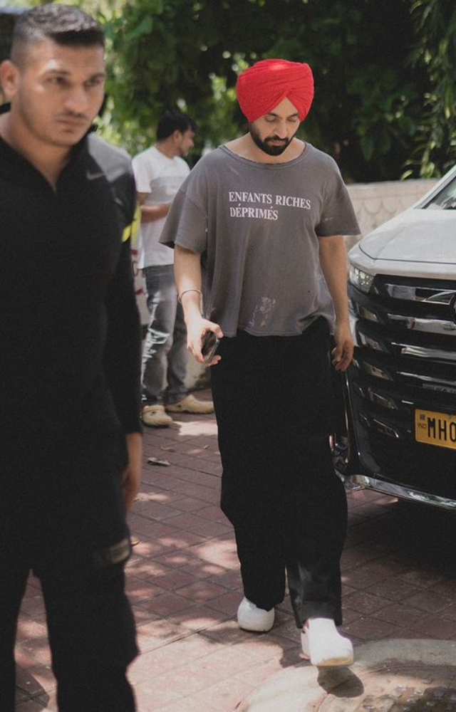 Diljit Dosanjh preparing for live show