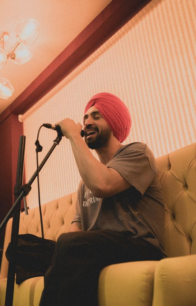 Diljit Dosanjh prepares rigorously ahead of his live show, aiming to captivate audiences with his soulful melodies and charismatic stage presence.