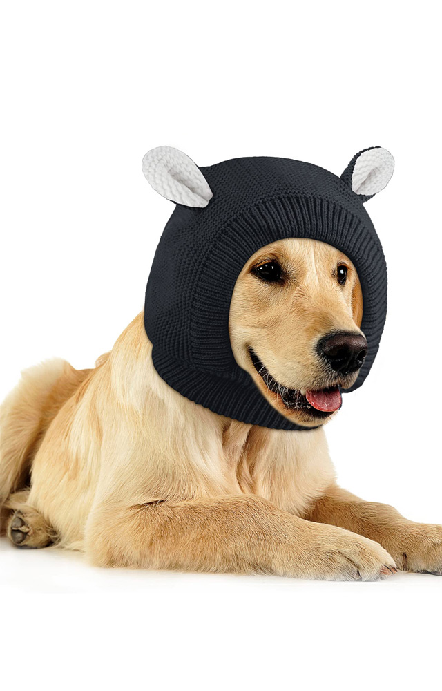 Provide your pet with noise-canceling earmuffs and a comfortable haven away from pyrotechnics to keep them safe throughout the celebrations.